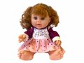 Newborn Baby doll - 28 cm - drink and pee function - makes sound - incl. accessories