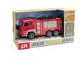 Urban service series - Fire truck toys - Friction - sound and lights 21 CM