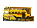 Schoolbus met licht en geluid - 27.5 cm - geel bus