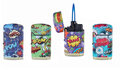 Jet Flame lighters - turbo lighter - 4 pieces in display - 360&deg; Blow comic text print - soft touch