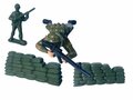 Super force - Military army man - with shooting sounds - crawling and LED flash lights