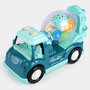Gear Truck speelgoedwagen met licht en kan rijden - draaiende tandwielen en maakt geluid bl