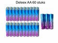 Deleex - Batteries - AA - R6P 1.5V - 60 pieces in pack