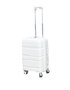 Reiskoffer - handbagage - wit - siliconen 55CM
