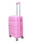 Reiskoffer - PP koffer - roze - siliconen 68CM