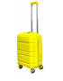 Reiskoffer - handbagage - geel - siliconen 55CM