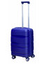 Reiskoffer - handbagage - donker blauw - siliconen 55CM