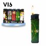 Lighters 50 pieces - refillable - Casino click lighter - Vio lighter