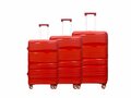 Koffers - Luxe - Set van 3 - Rood - 55/68/78 cm