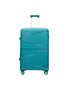 Large suitcase Turquoise green 68cm - up to 28kg - 4 wheels 360 degree spinner