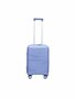 Hand luggage suitcase 55CM light blue- 4 wheels 360 degree spinner