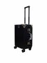 Handbagage met harde schaal, PC ABS aluminium 4 metalen hoeken voor bescherming
