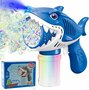 Shark Bubble Blower Toy - Bubble Gun Shark - USB Rechargeable