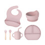 TableWare baby Set - Siliconen baby servies set - Vaatwasserbestendig - 6 delig - licht roze