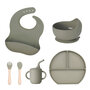 TableWare baby Set - Siliconen baby servies set - Vaatwasserbestendig - 6 delig - groen