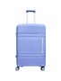 Large XL suitcase 75cm - up to 35kg - 4 wheels 360 degree spinner light blue - 100% polypropylene - 2025 edition