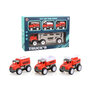 Truck Transporter with Small Fire Engines 4in1