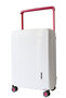 Hardcase suitcase white Large - L 65 cm - TSA Lock - wide handle Bubule