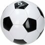 Voetbal glanzend maat 5 - zwart en wit klassiek design