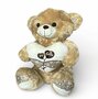 Bruine Knuffelbeer Pluche met &ldquo;You Love&rdquo; Hart &ndash; 40 cm - Teddybeer