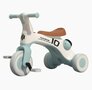 Kinderfiets en Loopfiets Blauw 2-in-1 - 3 wieler &ndash; comfortabel, stabiel en leerzaam