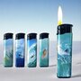 Aanstekers 50 stuks - navulbaar - Water Sports print - vio&reg; Aansteker