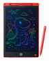 LCD Schrijfbord 8,5 Inch &ndash; Digitaal Tekenbord voor Kinderen met Stylus en incl. batterij - Herbruikbare Tekentablet - Rood