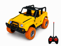 Extreme Sport Car - RC Car - Yellow - Rechargeable Battery + USB Charger