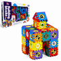 Bouwblokken Set 125-delig &ndash; DIY constructie bouwblokken &ndash; Educatief Constructiespeelgoed vanaf 3 Jaar