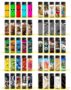 Klik aanstekers 50 stuks in tray - random mix printen