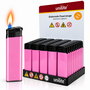 Unilite NC Roze Blanco Bedrukbare Aanstekers &ndash; Zacht vlam - 50 stuks