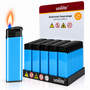 Unilite&reg; NC Blue Blanco Bedrukbare Aanstekers &ndash; Zacht vlam - 50 stuks