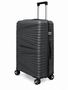Groot koffer hemels zwart  65cm - tot 28kg - 4 spinner wielen