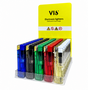Aanstekers 50 stuks - navulbaar - Doorzichtig - vio Lighter