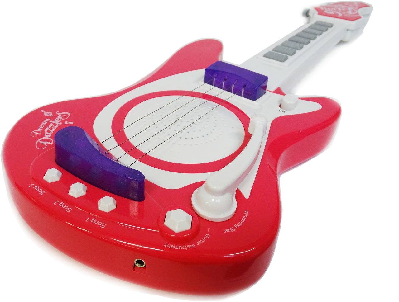 wijk over het algemeen Cornwall Speelgoed elektrische muziek gitaar met microfoon - Music guitar + mic. -  24winkelen