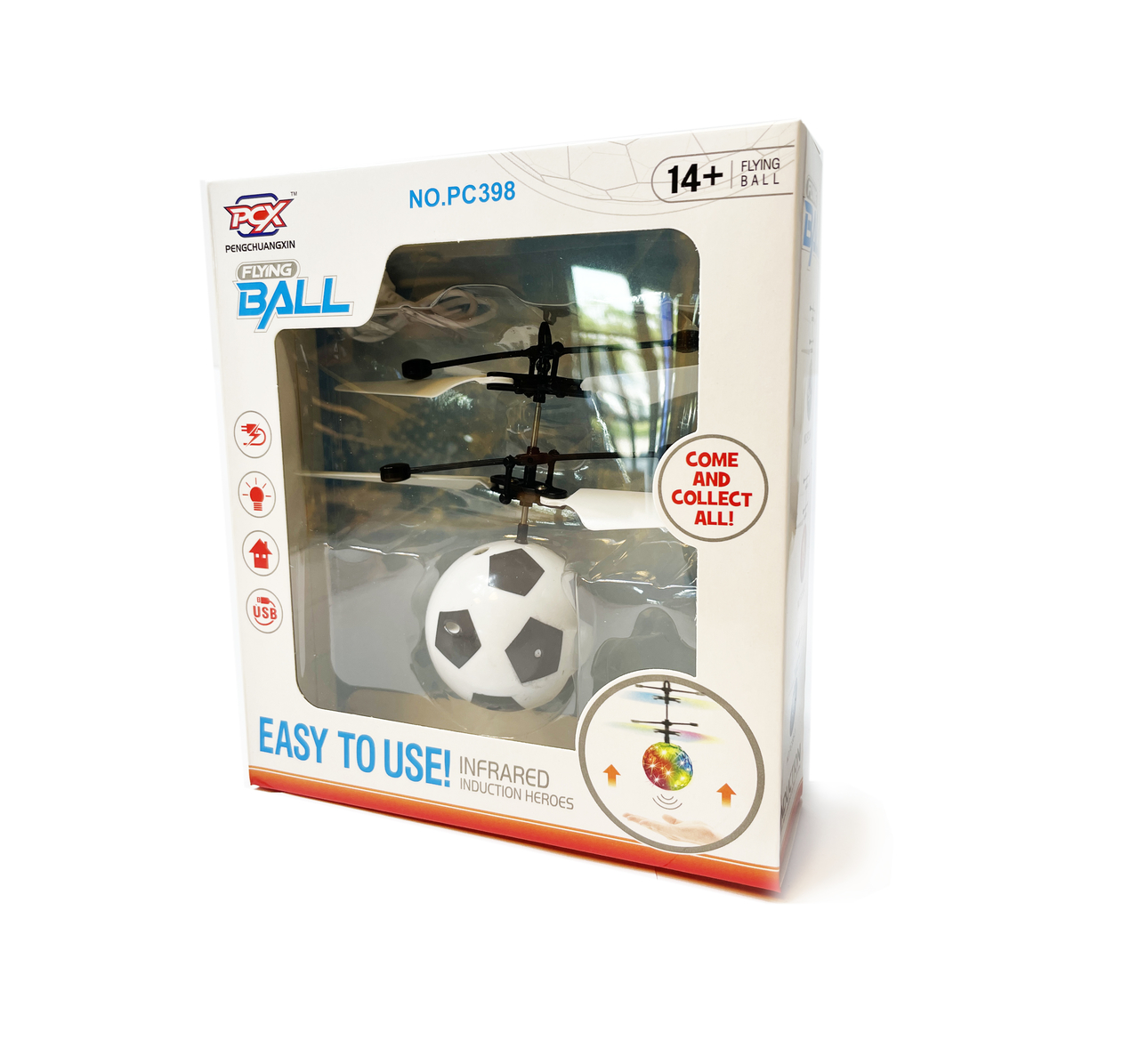 Flying Ball soccer Floating Soccer Ball Hand Controlled Flying Helicopter Ball Rechargeable