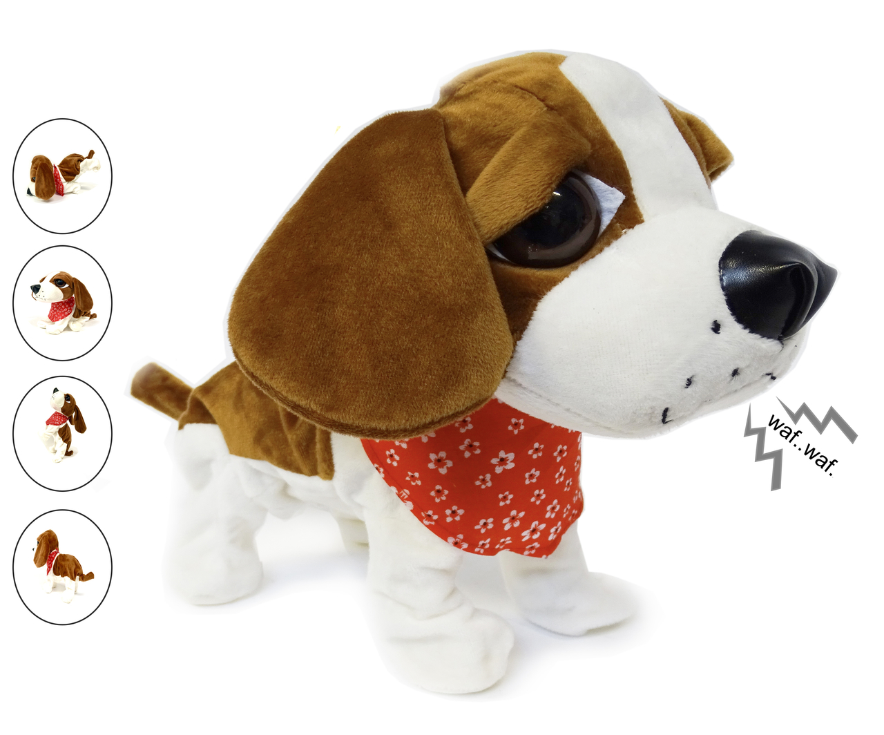 drempel Detecteren Haan Schattig speelgoed hond met 7 kunstjes - Voice Control Pets - 24winkelen