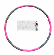 Fitness hoelahoep met kliksysteem en massagefunctie Ø 88cm - 8 delen - Fitness Hoop