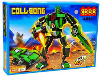 COGO bouwblokken Transformer robot&car 2in1 bouwpakket - 200 stuks bouwsteentjes
