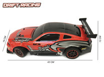 Rc drift auto - 3D light - oplaadbaar - 43CM - 1:10
