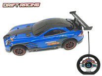 Rc drift auto - 3D light - oplaadbaar - 43CM - 1:10 blauw
