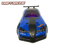 Rc drift auto - 3D light - oplaadbaar - 43CM - 1:10 blauw