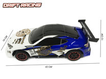 Rc drift auto - 3D light - oplaadbaar - 43CM - 1:10