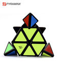 Pyraminx kubus - Qiyi cube breinbreker - kubus in de vorm van piramide - 9x9x9cm