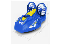 Rc Hovercraft A1 - 2.4G 4CH RC Twin-propeller boot - 50 meter - 21CM