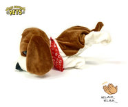 Schattig blaffende speelgoed hondje - Met 7 verschillende kunstjes op geluid/aanraken - Voice Control clap dog- 29CM