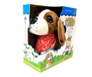 Schattig blaffende speelgoed hondje - Met 7 verschillende kunstjes op geluid/aanraken - Voice Control clap dog- 29CM