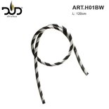 DUD Shisha silicone slang Zebra black&white hose 120CM