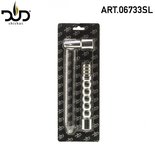 DUD Shisha mondstuk compleet voor waterpijp slang - Metal Adapter for Silicon Hose with Glass mouthpiece