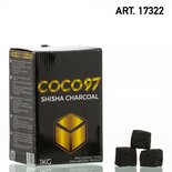Dud COCO 97 - waterpijp vierkante kooltjes 1KG- 100% natuurlijk gemaakt!